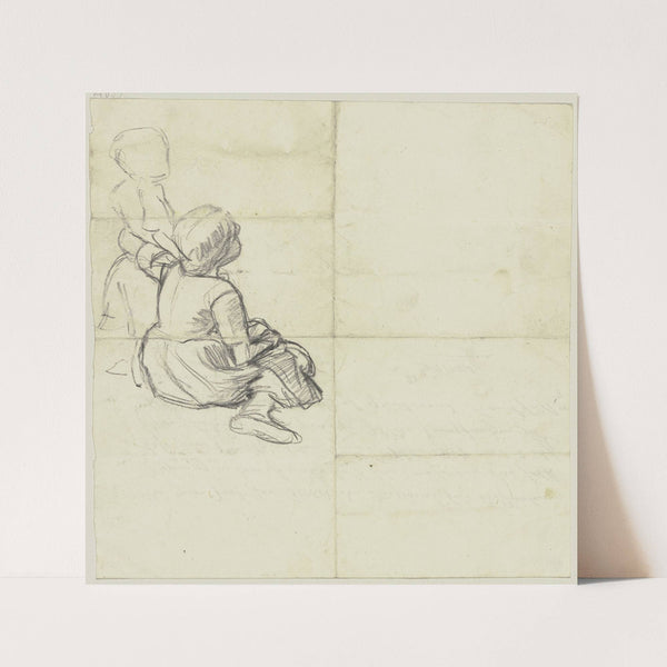 Study of a child by Jakob Becker