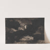 Study of a Clouded Moonlit Sky by George Romney
