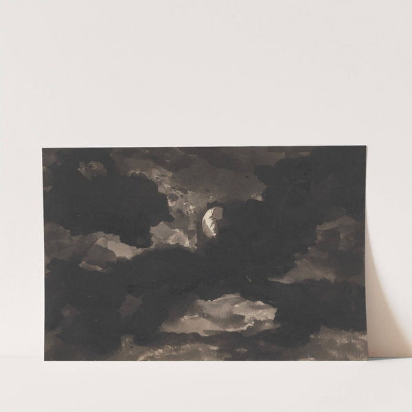 Study of a Clouded Moonlit Sky by George Romney