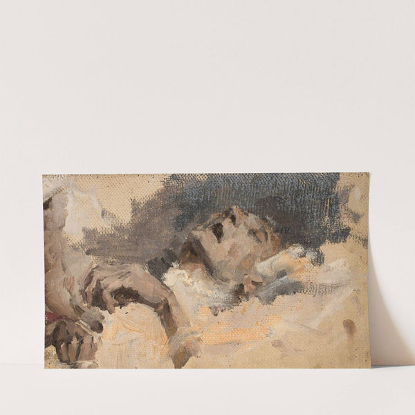 Study of a deceased man by Jan Ciągliński