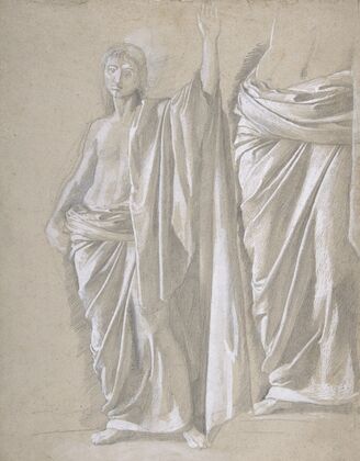 Study of a Draped Figure