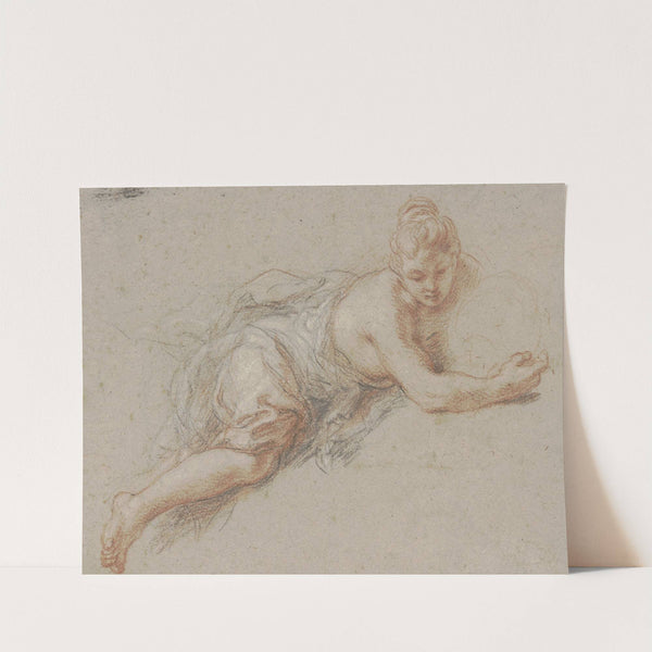 Study of a female figur by Charles De La Fosse