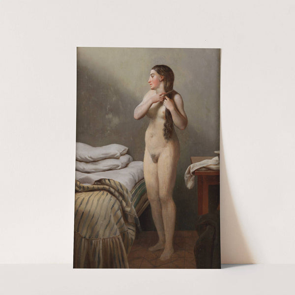 Study of a female model by Amalia Lindegren