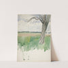 Study of a field and tree by Edwin Austin Abbey