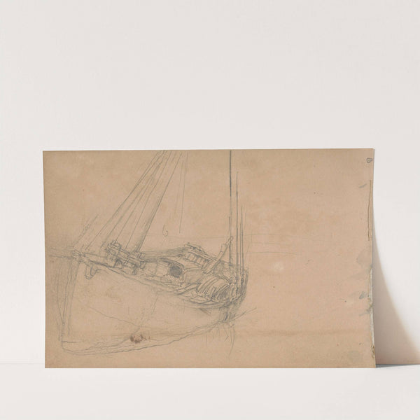 Study of a Fishing Boat (1863) by Clarkson Stanfield