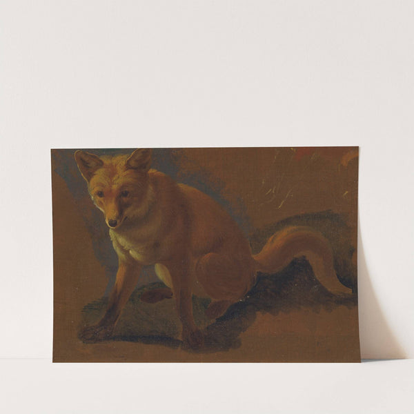 Study of a Fox by Jacques-Laurent Agasse