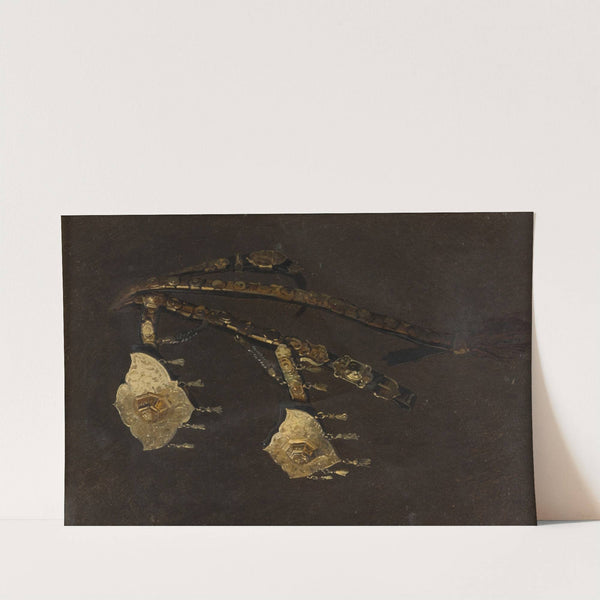 Study of a Fragment of the Turkish Horse Bit from the 17th C. by Stanisław von Chlebowski