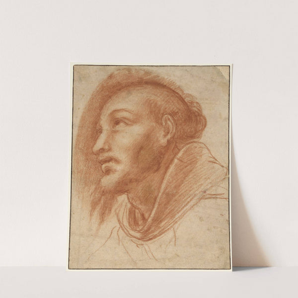 Study of a Franciscan Monk (Possibly Saint Francis) by Giovanni Battista Crespi