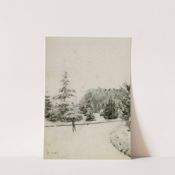 Study of a Garden by Santiago Rusiñol