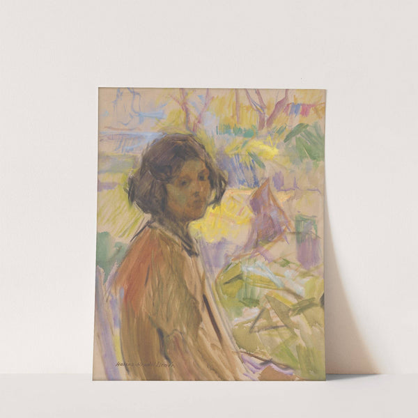 Study of a Girl by Elemír Halász-Hradil