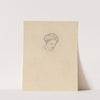 Study of a Girl’s Head (c. 1858) by Elihu Vedder