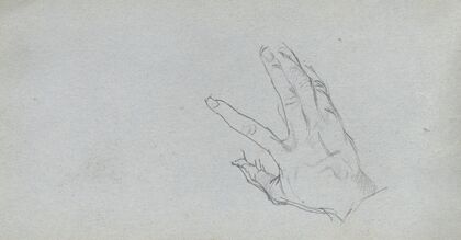 Study of a Hand (1860s)