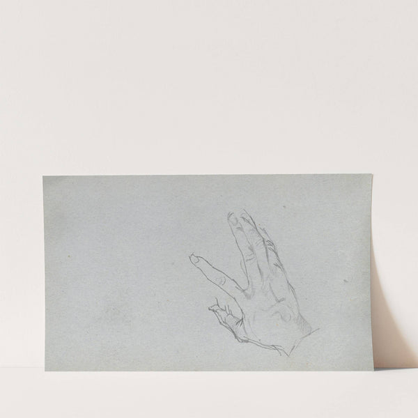 Study of a Hand (1860s) by Ernest Meissonier