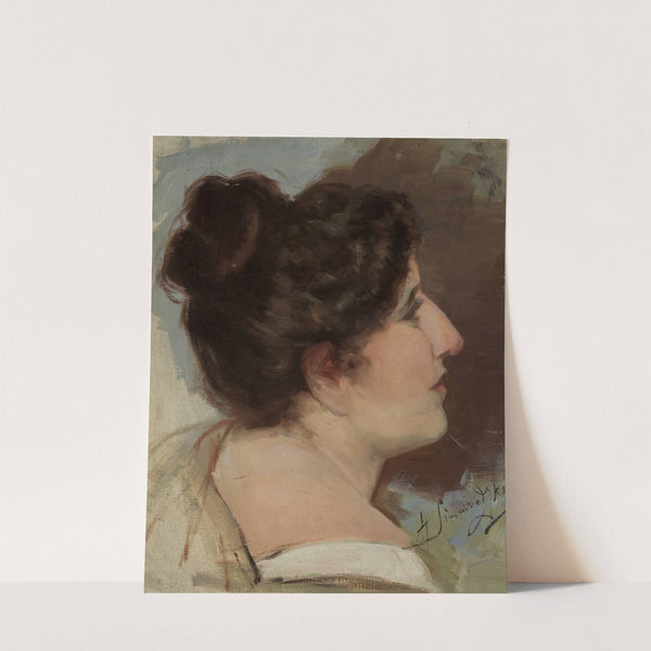 Study of a head by Henryk Siemiradzki