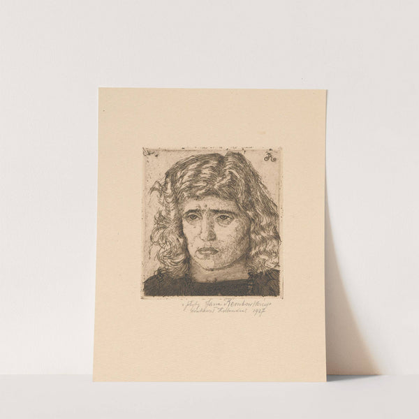 Study of a head (1910) by Jan Rembowski