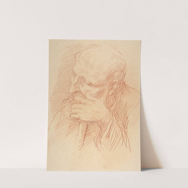 Study of a Head (1837–1911) by Alphonse Legros