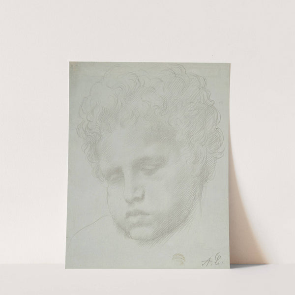 Study of a Head (1837–1911) by Alphonse Legros