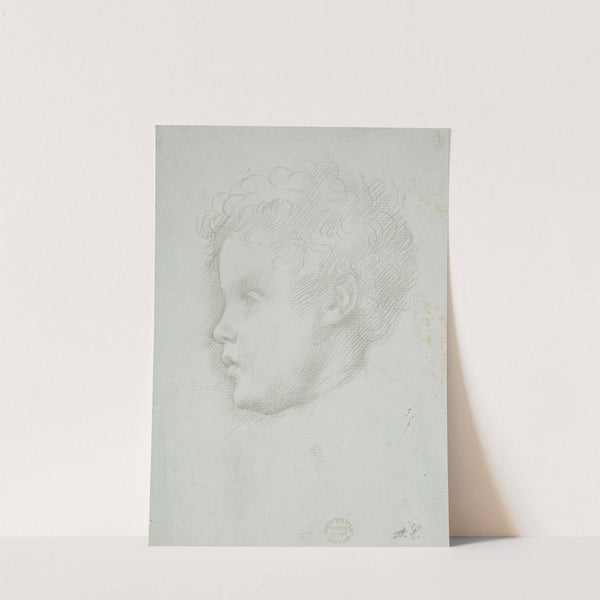 Study of a Head (1837–1911) by Alphonse Legros