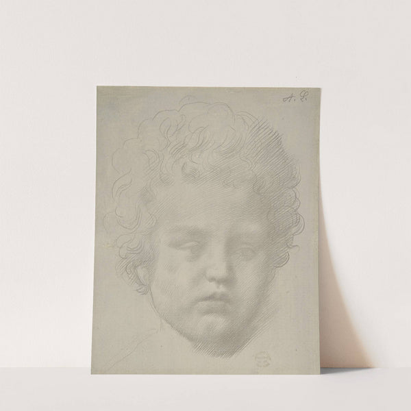 Study of a Head (1837–1911) by Alphonse Legros