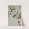 Study of a head in profile, three feet and a lower leg (ca. 1519 – 1520) by Titian