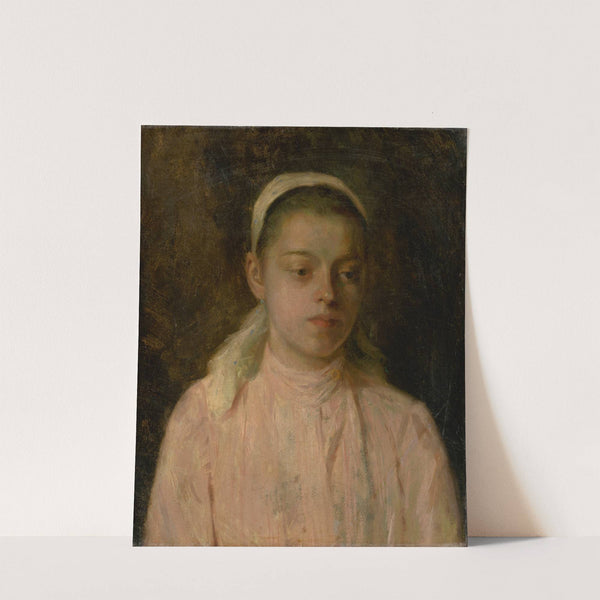 Study of a Head of Peasant Girl (1894) by Ľudovít Čordák
