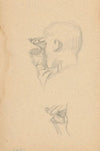 Study of a Head with Eyes Half Closed