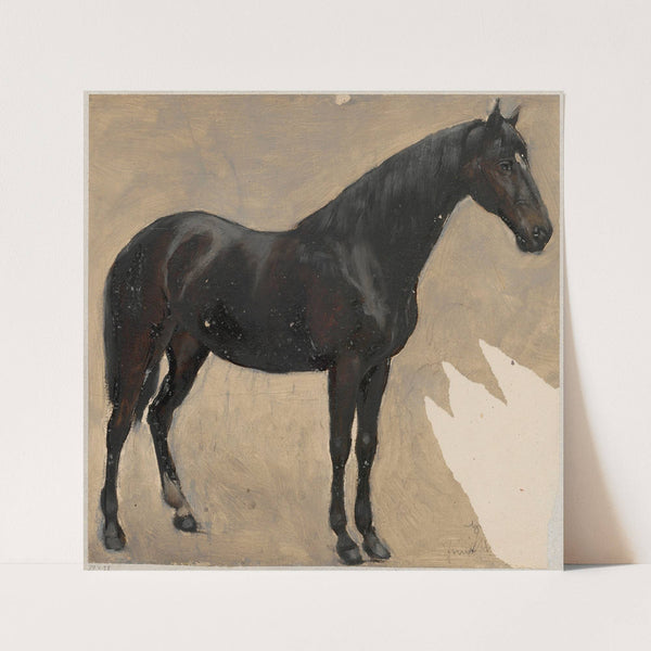 Study of a horse (1880 - 1900) by Hans Thoma
