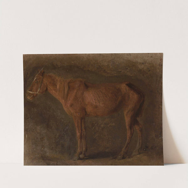 Study of a horse by Jozef Chelmonski