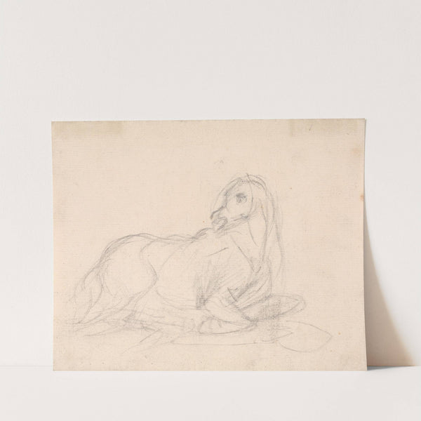 Study of a horse lying down by Sawrey Gilpin