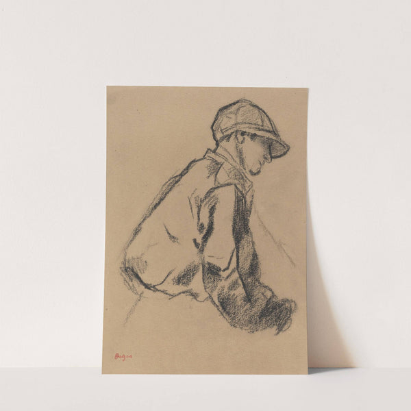 Study of a Jockey (c. 1884) by Edgar Degas