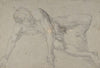 Study of a Kneeling Nude Male Figure