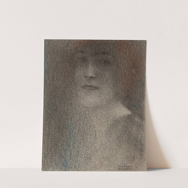 Study of a lady by Fernand Khnopff