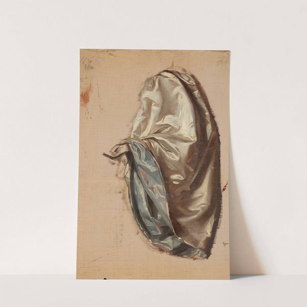 Study of a Lady with a Lute's Robe. Study to the Painting 'Upbringing of Sigismund Augustus' by Józef Simmler