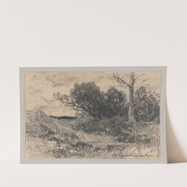 Study of a landscape (1875 - 1935) by Roman Kazimierz Kochanowski