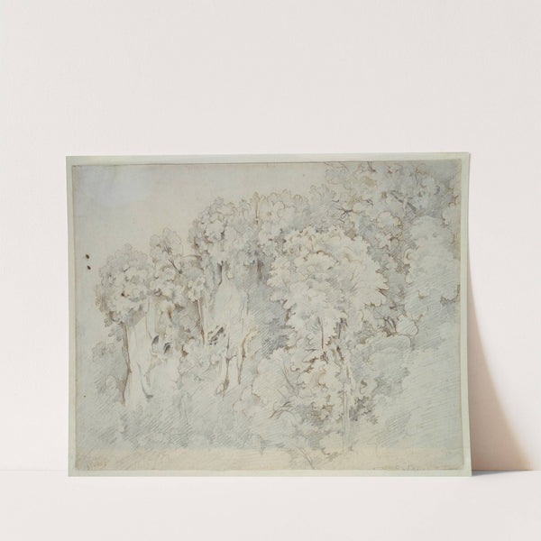 Study of a landscape near Cività Castellana by Jean-Baptiste-Camille Corot