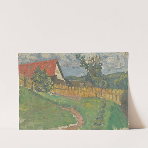 Study of a Landscape with a House by Frida Konstantin