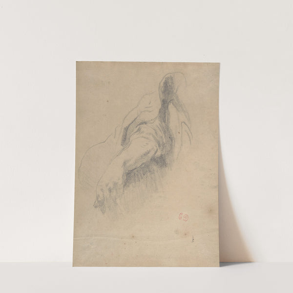 Study of a Left Arm and Hand (1815–63) by Eugène Delacroix