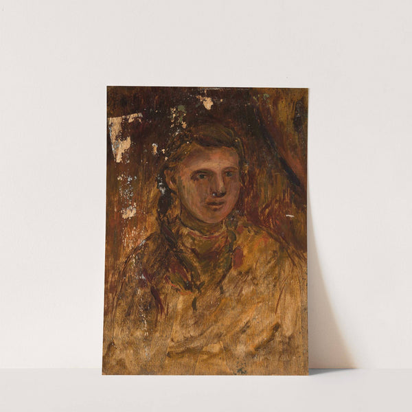 Study of a little girl by Tadeusz Makowski