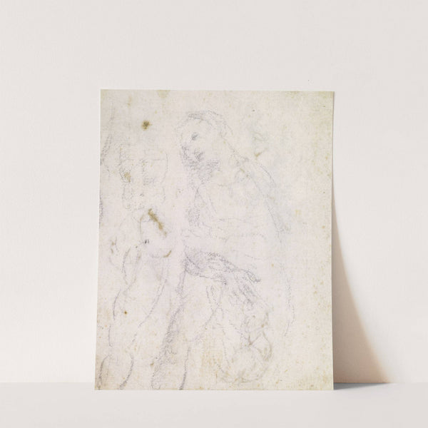 Study of a Madonna (verso) (probably 1470-1480) by Leonardo da Vinci