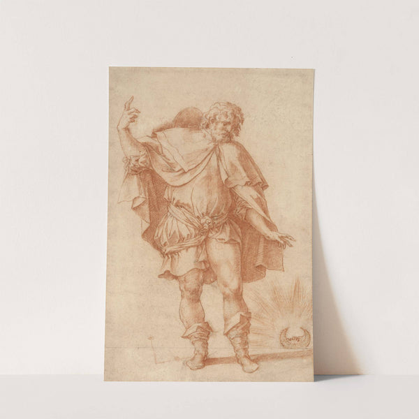 Study of a Male Figure (Empedocles or Saint Roch) by Rosso Fiorentino