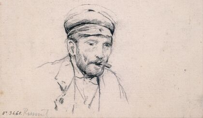 Study of a Male Head