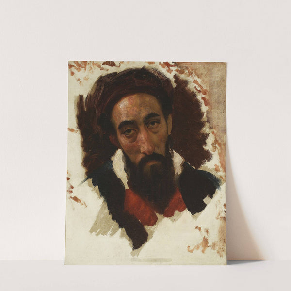 Study of a male head by Horace Vernet