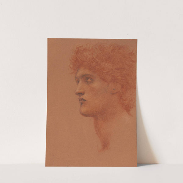 Study of a male head in profile, for Perseus in The Call of Perseus by Sir Edward Coley Burne-Jones