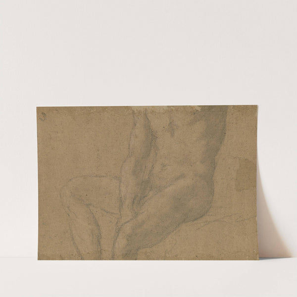 Study of a Male Nude (1720–1725) by Jean Siméon Chardin