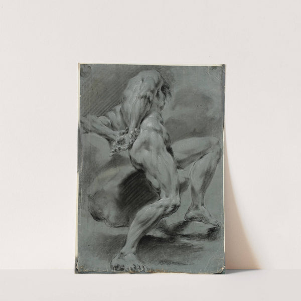 Study of a Male Nude by Domenico Maggiotto