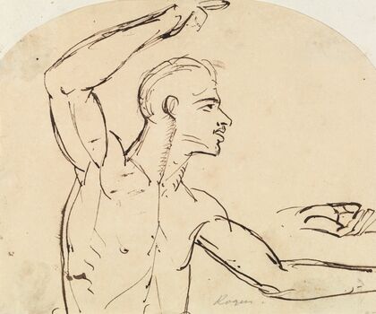 Study of a Male Nude.