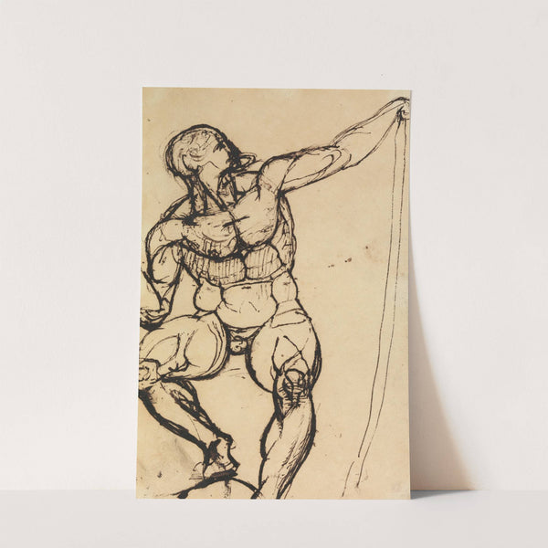 Study of a Male Nude by Benjamin Robert Haydon
