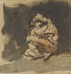 Study of a Male Nude (Althaemenes) Trying to Hide Himself