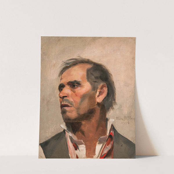 Study of a Man (1886) by Mina Carlson-Bredberg