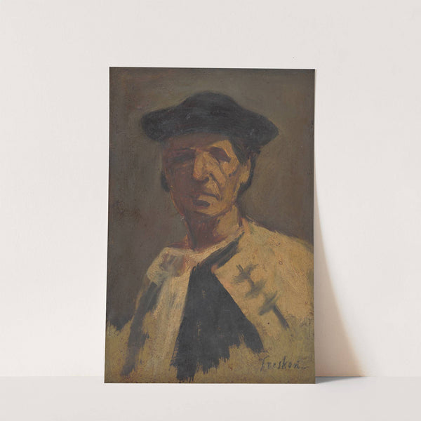 Study of a Man from Dlhé Pole by Ladislav Treskoň